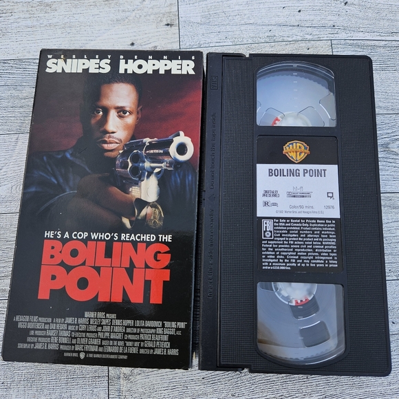 Boiling Point VHS Wesley Snipes Dennis Hopper Warner Brothers 1993 - Picture 6 of 7